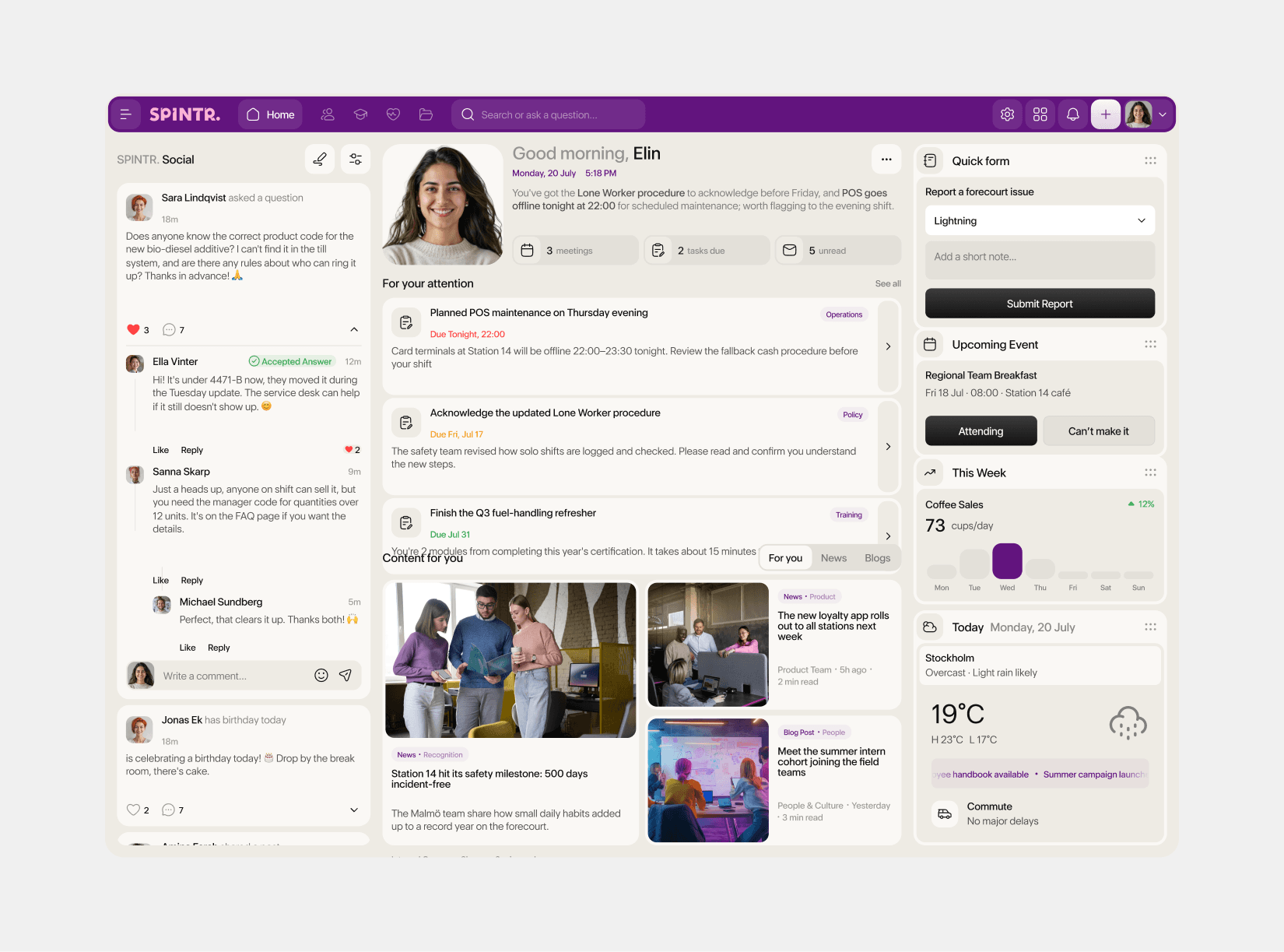 Spintr - The Employee Experience Platform