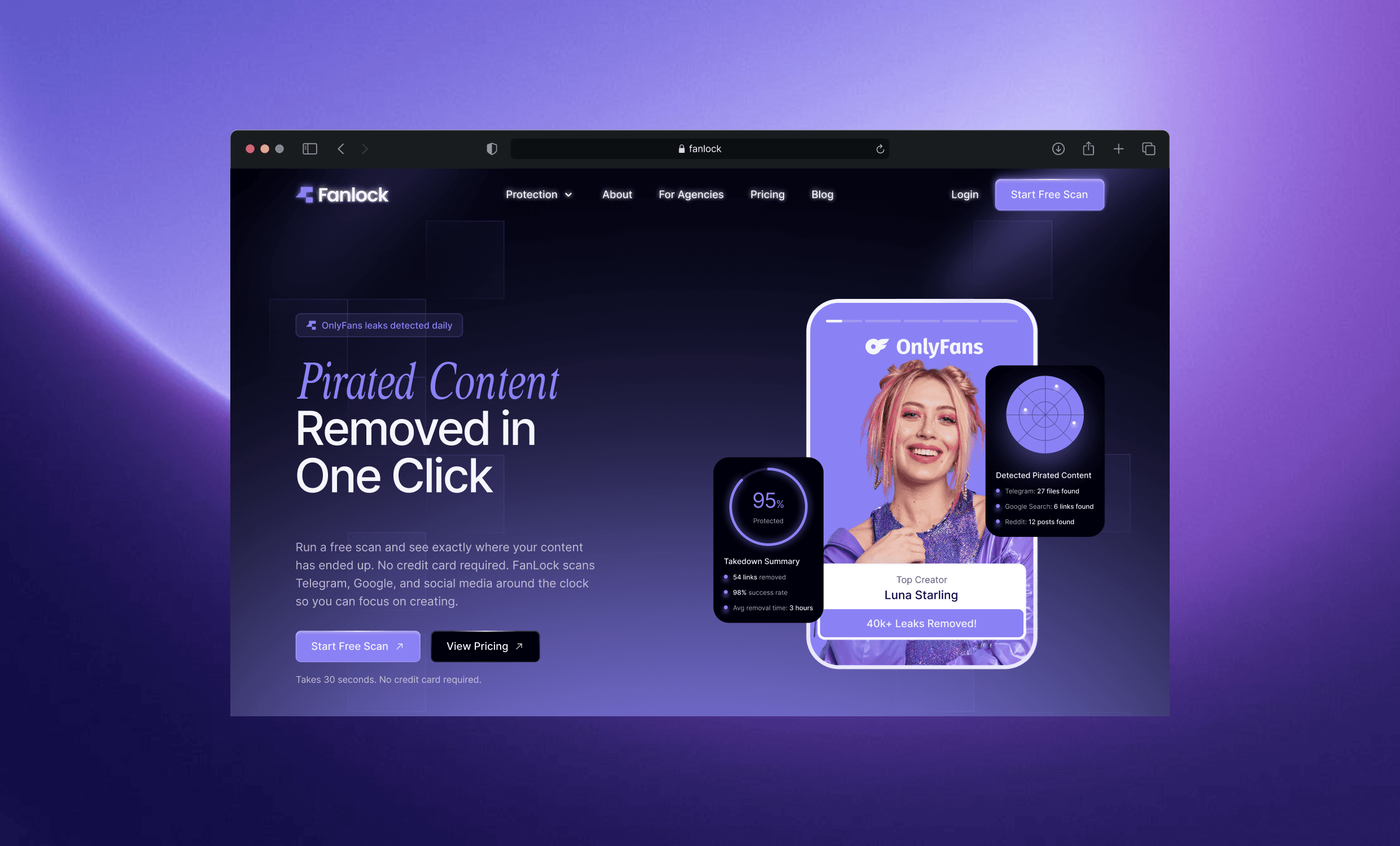 Fanlock — Web Design, Next.js Development