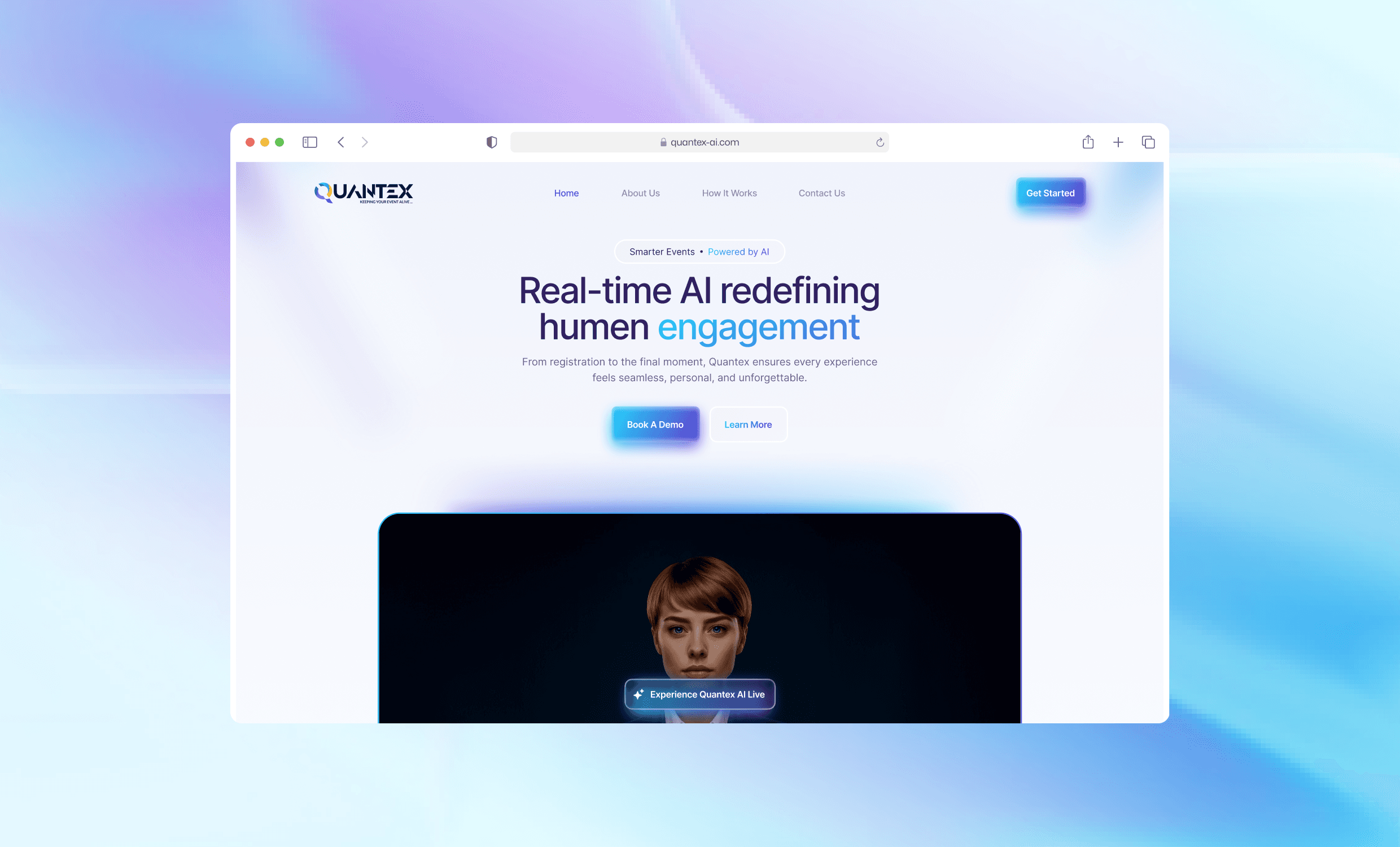 Quantex — Product Design, Web Design