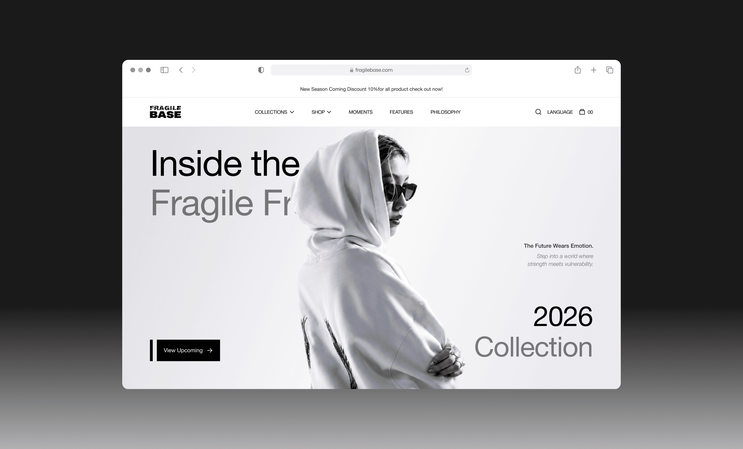 Fragile Base — UI/UX Design, Website Design